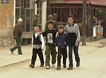 Kosovo trip
Group of ethnic Albanian boys walk in a group down a street in Vitina.